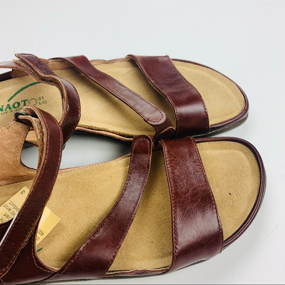 COPY - NAOT Brown Leather Sandals Sz 10 NWT - Picture 7 of 13